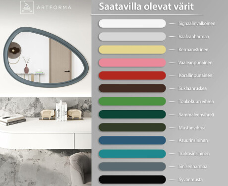 Epäsymmetrinen peili koristeellisella MDF-kehyksellä L304 #3