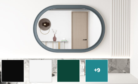 Kylpyhuoneen peili MDF-kehyksellä L301