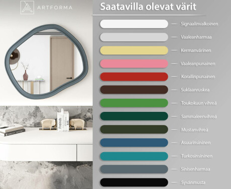 Mittatilaustyönä tehty kylpyhuoneen peili MDF-kehyksellä L303 #3