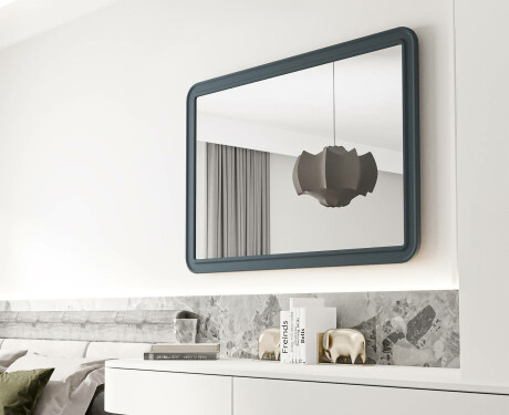 Pyöristetty peili MDF-kehyksellä L299