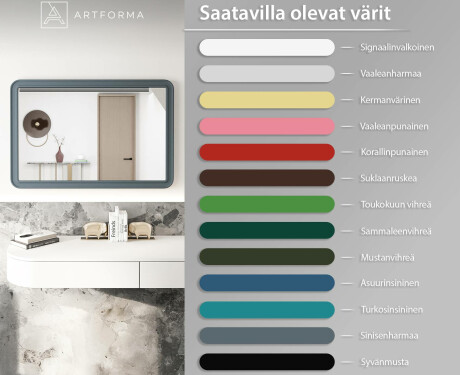 Pyöristetty peili MDF-kehyksellä L299 #3