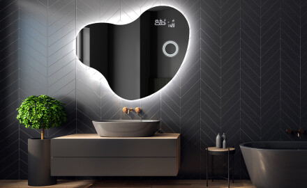 Epäsymmetrinen seinäpeili LED N221