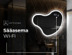 Epäsäännöllisen muotoinen LED-kylpyhuonepeili N222 #6