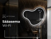 Epäsäännöllisen muotoinen LED-kylpyhuonepeili N223 #6