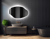Epäsäännöllisen muotoinen LED-kylpyhuonepeili O221 #2