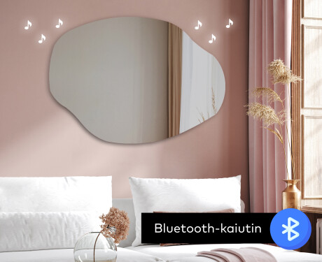 Epäsäännöllisen muotoinen LED-kylpyhuonepeili O221 #8