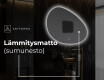 Epäsäännöllisen muotoinen LED-kylpyhuonepeili H221 #9