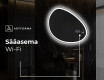 Epäsäännöllisen muotoinen LED-kylpyhuonepeili H222 #9
