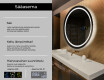 Kylpyhuoneen Peili Led-valoilla L33 #2