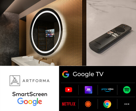 Kylpyhuoneen Peili Led-valoilla L33 #8