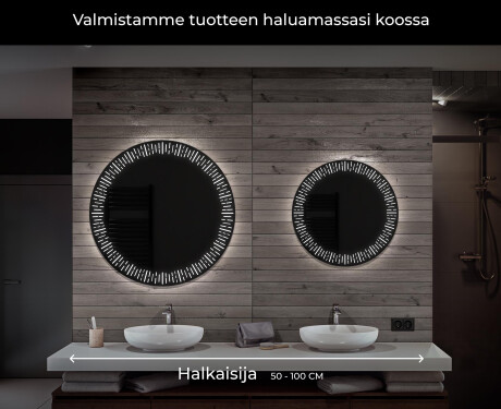 Kylpyhuoneen Peili Led-valoilla L35 #6