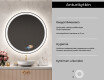 Kylpyhuoneen Peili Led-valoilla L76 #6