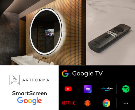 Kylpyhuoneen Peili Led-valoilla L76 #8