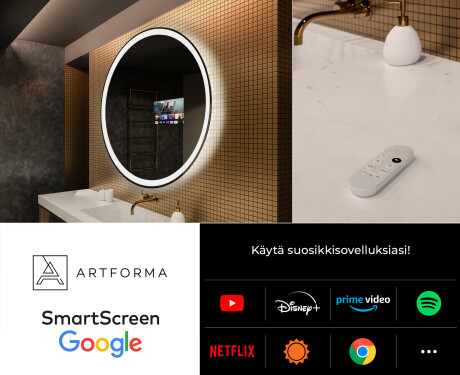 Kylpyhuoneen Peili Led-valoilla L76 #7