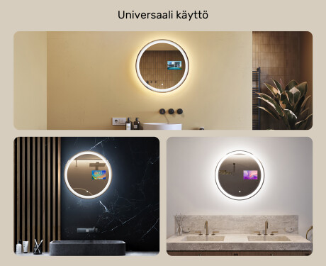 Kylpyhuoneen Peili Led-valoilla L76 90cm - SmartScreen, DualColor #2