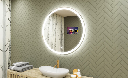 Kylpyhuoneen Peili Led-valoilla L76 90cm - SmartScreen, DualColor