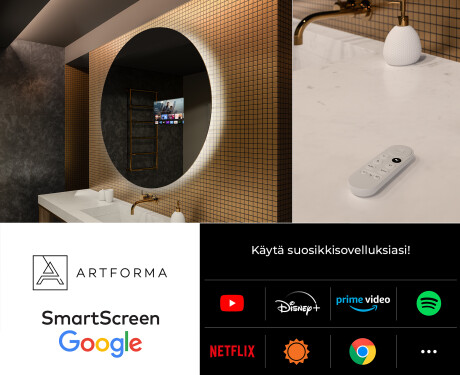 Kylpyhuoneen Peili Led-valoilla L82 #6