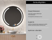 Kylpyhuoneen Peili Led-valoilla L97 #6