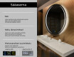 Kylpyhuoneen Peili Led-valoilla L99 #2