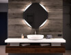 Kylpyhuoneen Peili Led-valoilla L114