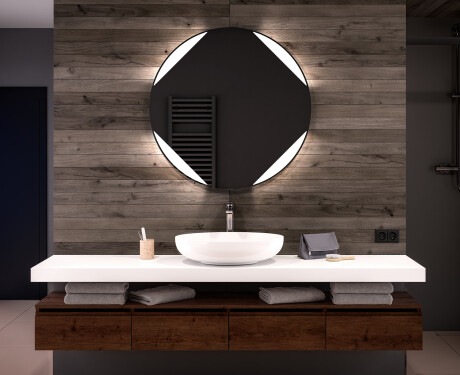 Kylpyhuoneen Peili Led-valoilla L114