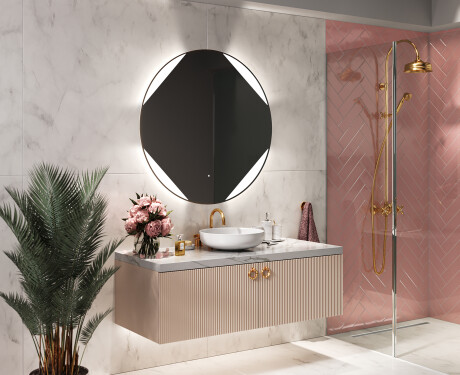 Kylpyhuoneen Peili Led-valoilla L114 #10