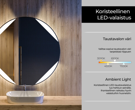 Kylpyhuoneen Peili Led-valoilla L114 #4
