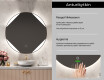 Kylpyhuoneen Peili Led-valoilla L114 #6