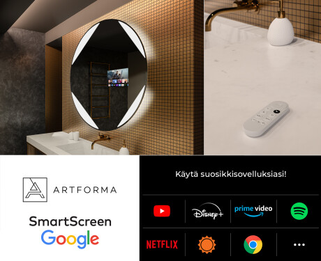 Kylpyhuoneen Peili Led-valoilla L114 #7