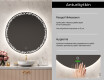 Kylpyhuoneen Peili Led-valoilla L115 #6