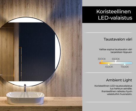 Kylpyhuoneen Peili Led-valoilla L116 #4