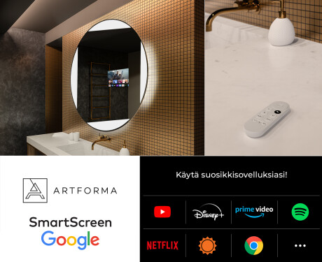 Kylpyhuoneen Peili Led-valoilla L116 #7