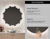 Kylpyhuoneen Peili Led-valoilla L117 #6