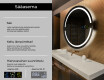 Kylpyhuoneen Peili Led-valoilla L118 #2