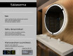 Kylpyhuoneen Peili Led-valoilla L119 #2