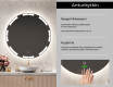 Kylpyhuoneen Peili Led-valoilla L120 #6