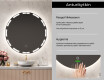 Kylpyhuoneen Peili Led-valoilla L121 #6