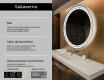 Kylpyhuoneen Peili Led-valoilla L122 #2