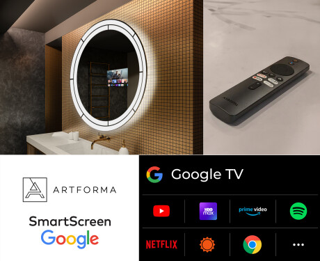 Kylpyhuoneen Peili Led-valoilla L122 #8