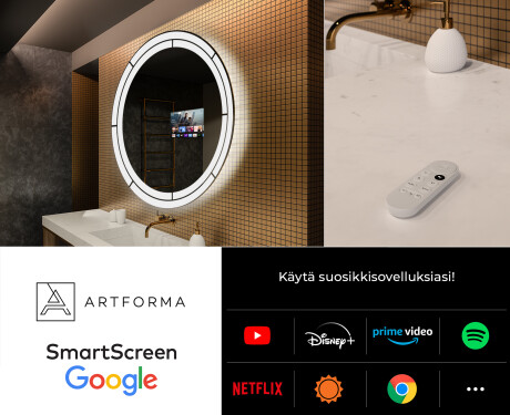 Kylpyhuoneen Peili Led-valoilla L122 #7