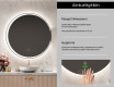 Kylpyhuoneen Peili Led-valoilla L123 #6