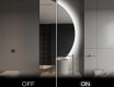 Elegantti LED Puolipyöreä Peili - Kylpyhuoneeseen A221 #3