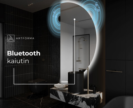 Elegantti LED Puolipyöreä Peili - Kylpyhuoneeseen A221 #5