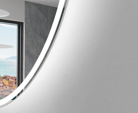 Elegantti LED Puolipyöreä Peili - Kylpyhuoneeseen A222 #2
