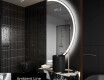 Elegantti LED Puolipyöreä Peili - Kylpyhuoneeseen A222 #3