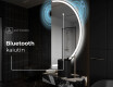 Elegantti LED Puolipyöreä Peili - Kylpyhuoneeseen A222 #5