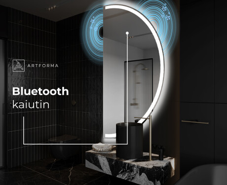 Elegantti LED Puolipyöreä Peili - Kylpyhuoneeseen A222 #5