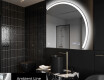 Elegantti LED Puolipyöreä Peili - Kylpyhuoneeseen Q222 #3