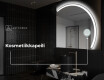 Elegantti LED Puolipyöreä Peili - Kylpyhuoneeseen Q222 #5