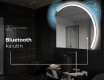 Elegantti LED Puolipyöreä Peili - Kylpyhuoneeseen Q222 #6